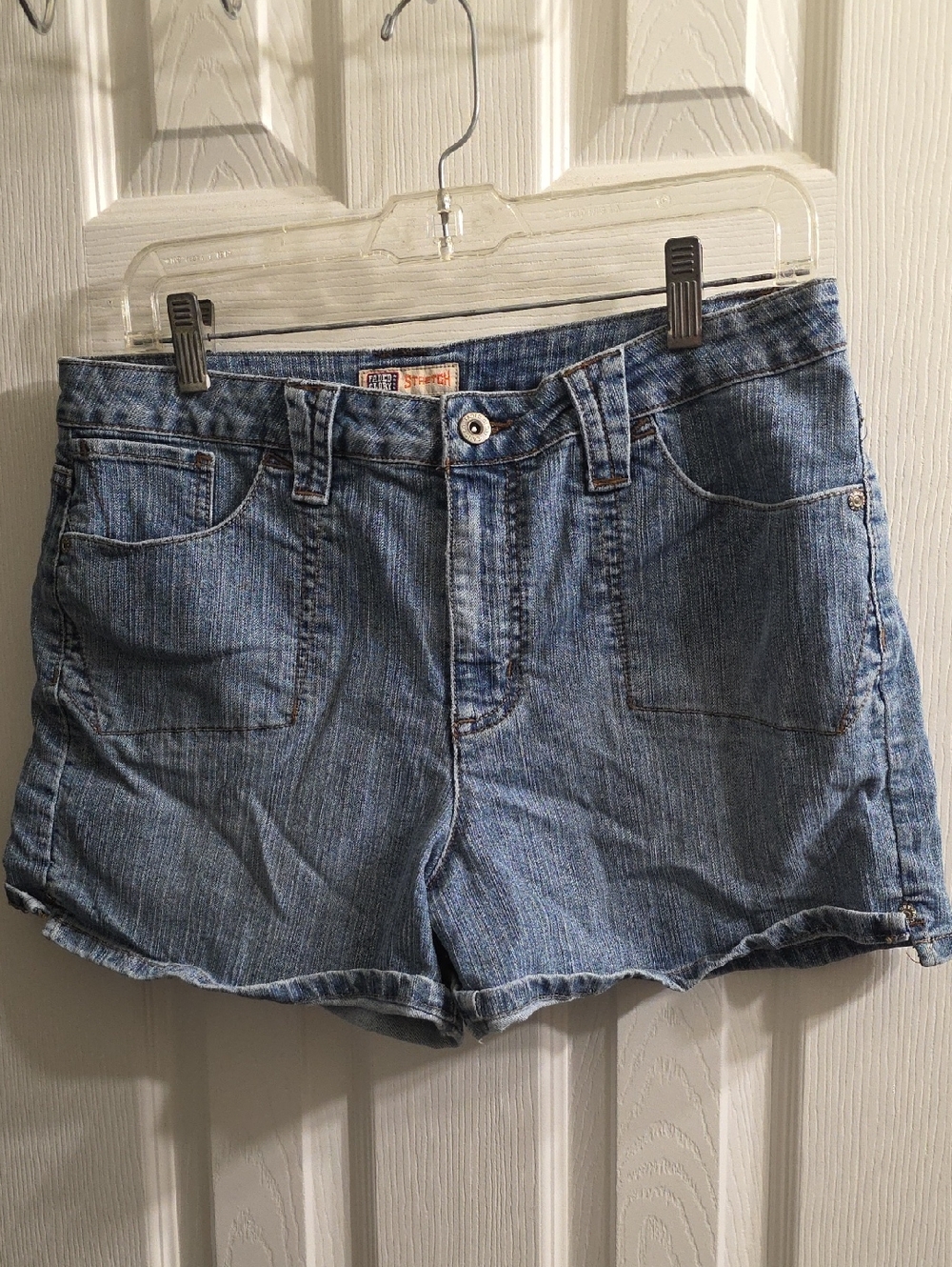 Faded Glory Light Blue Denim Shorts Size 12